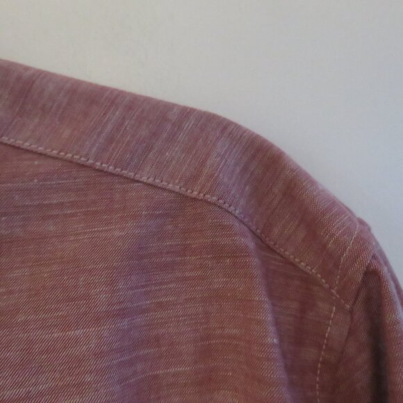 POWER OF MY PEOPLE The Wayward Fit Feeling 100% Cotton Shirt Dusky Red Pink XS - Picture 4 of 14